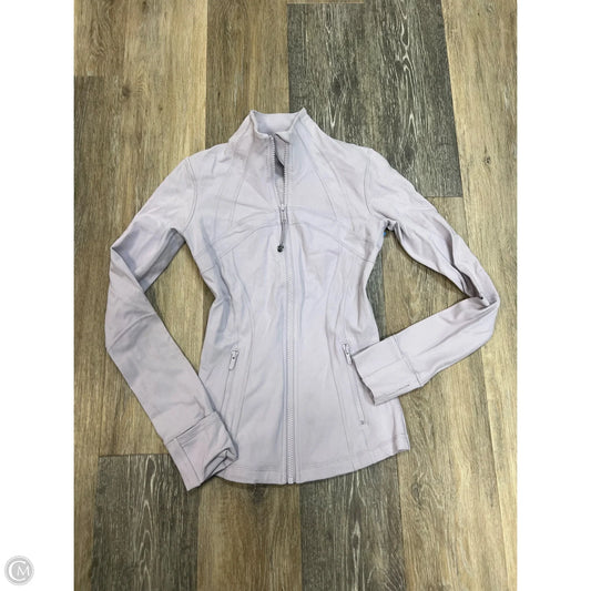 Athletic Jacket By Lululemon In Purple, Size: 2