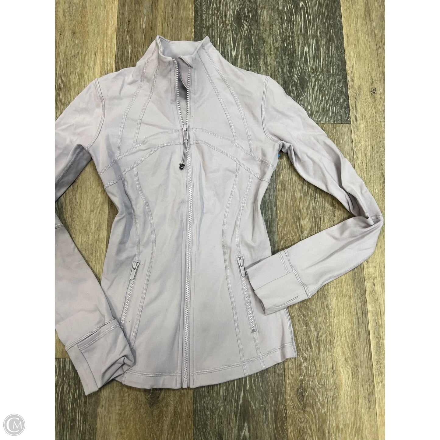 Athletic Jacket By Lululemon In Purple, Size: 2
