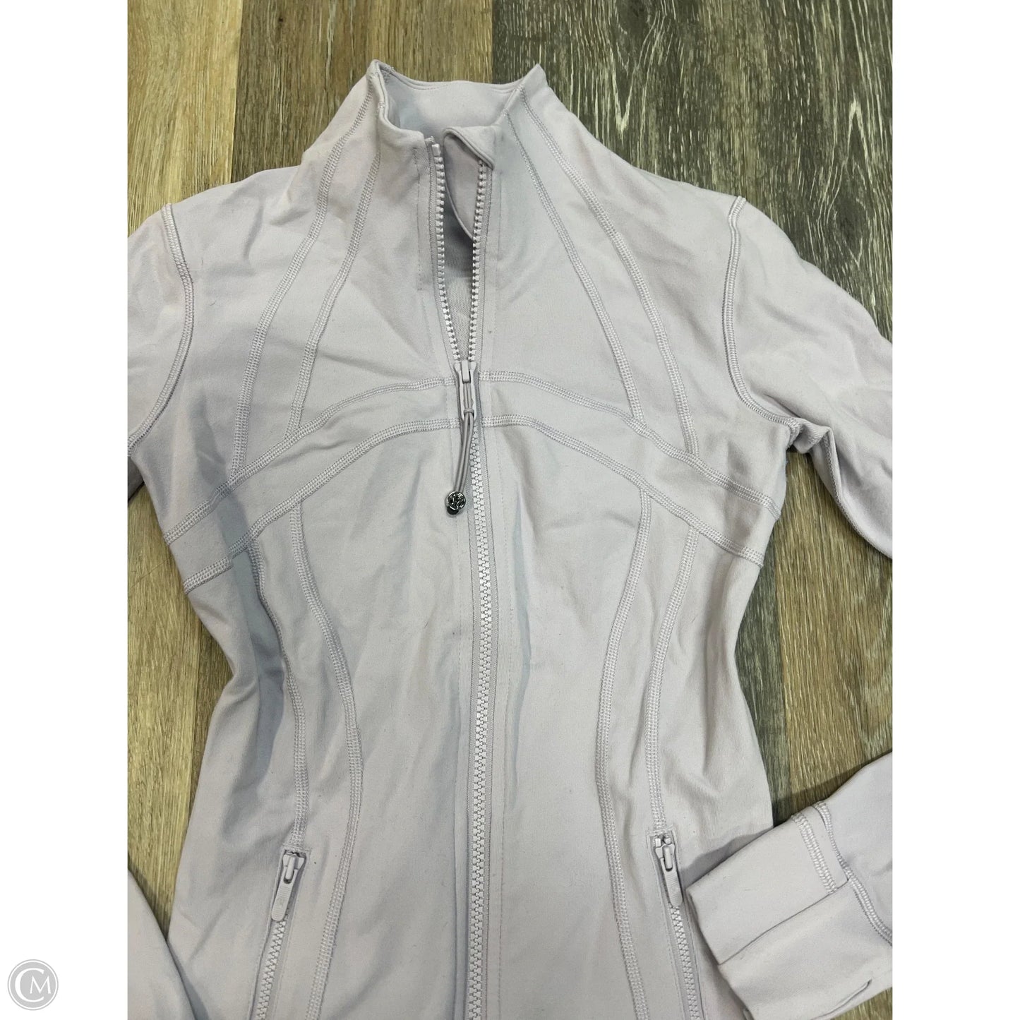 Athletic Jacket By Lululemon In Purple, Size: 2