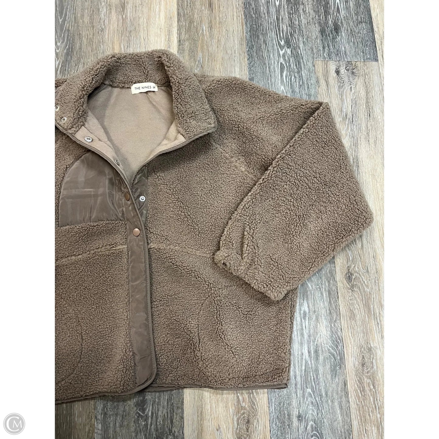 Jacket Faux Fur & Sherpa By The Nines In Brown, Size: M