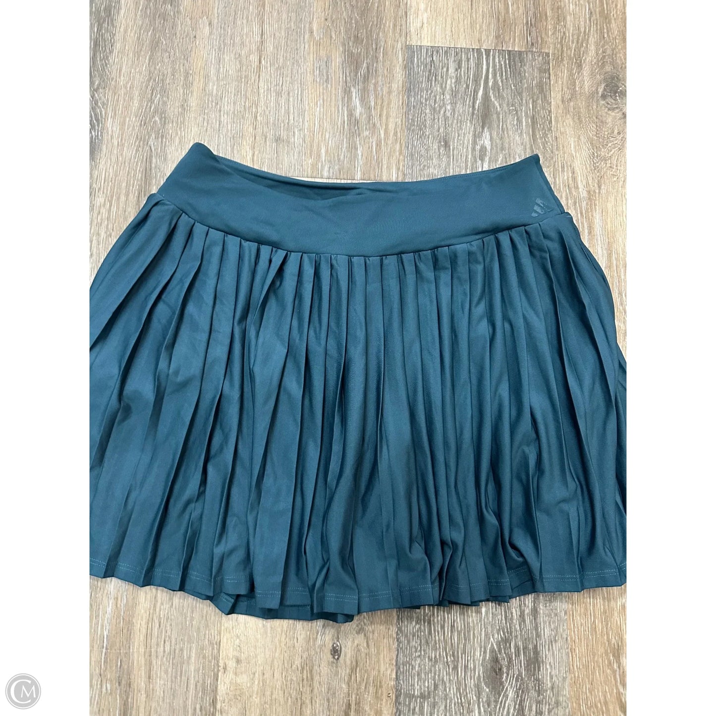 Athletic Skort By Adidas In Blue, Size: S