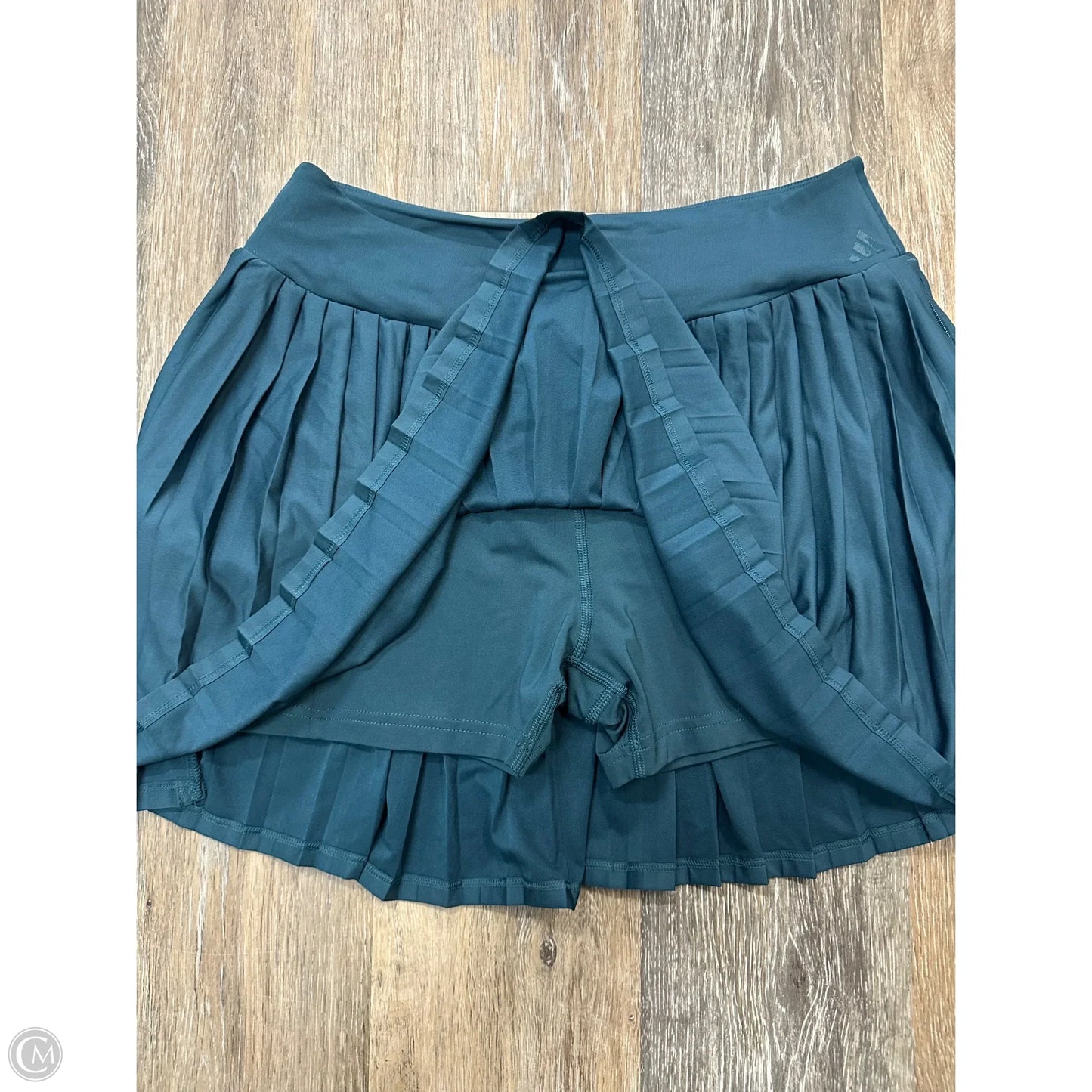 Athletic Skort By Adidas In Blue, Size: S