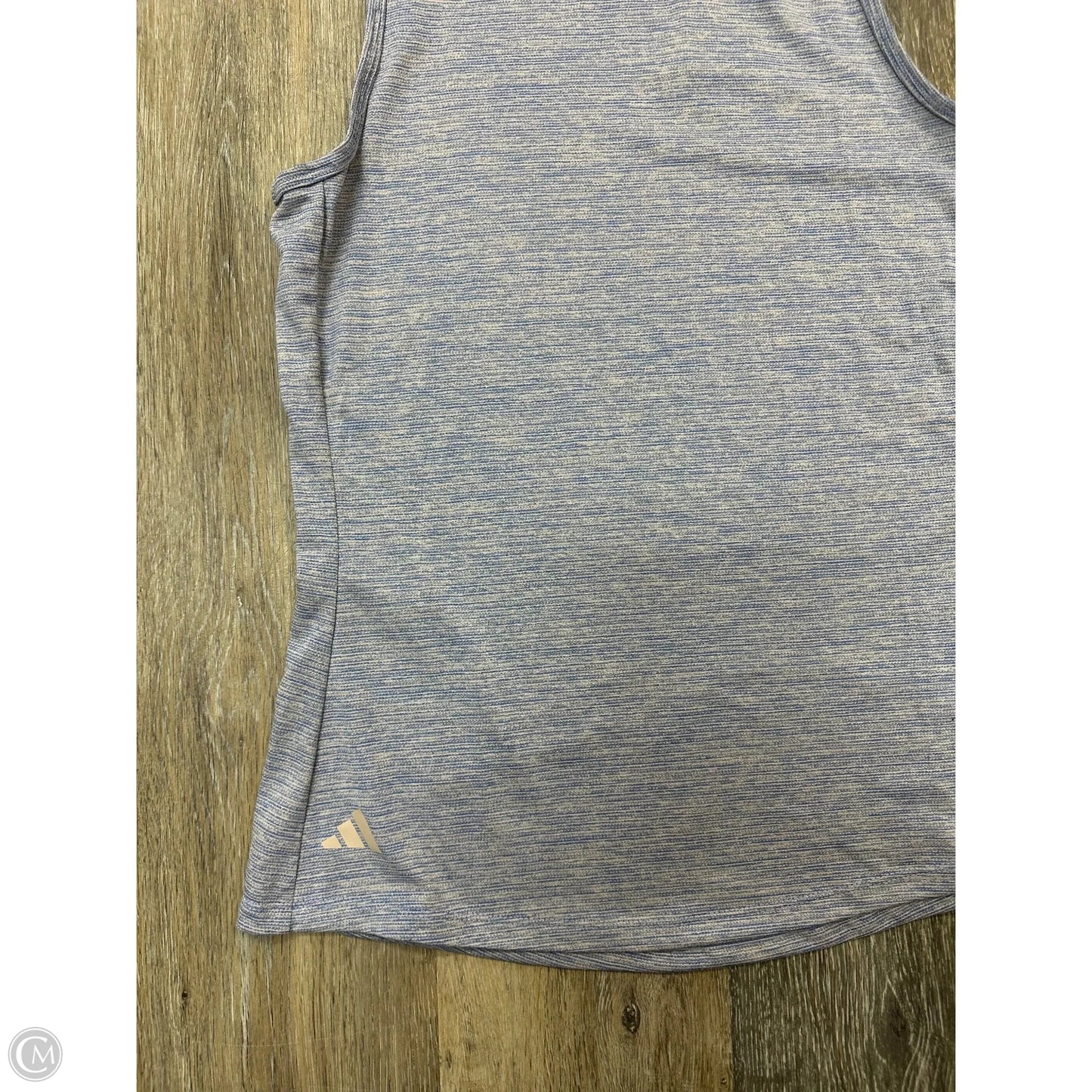Athletic Tank Top By Adidas In Blue, Size: S