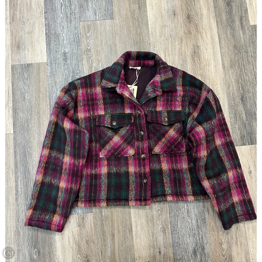 Jacket Other By Entro In Plaid Pattern, Size: M