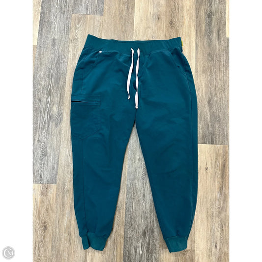 Athletic Pants By Figs In Blue, Size: Xl