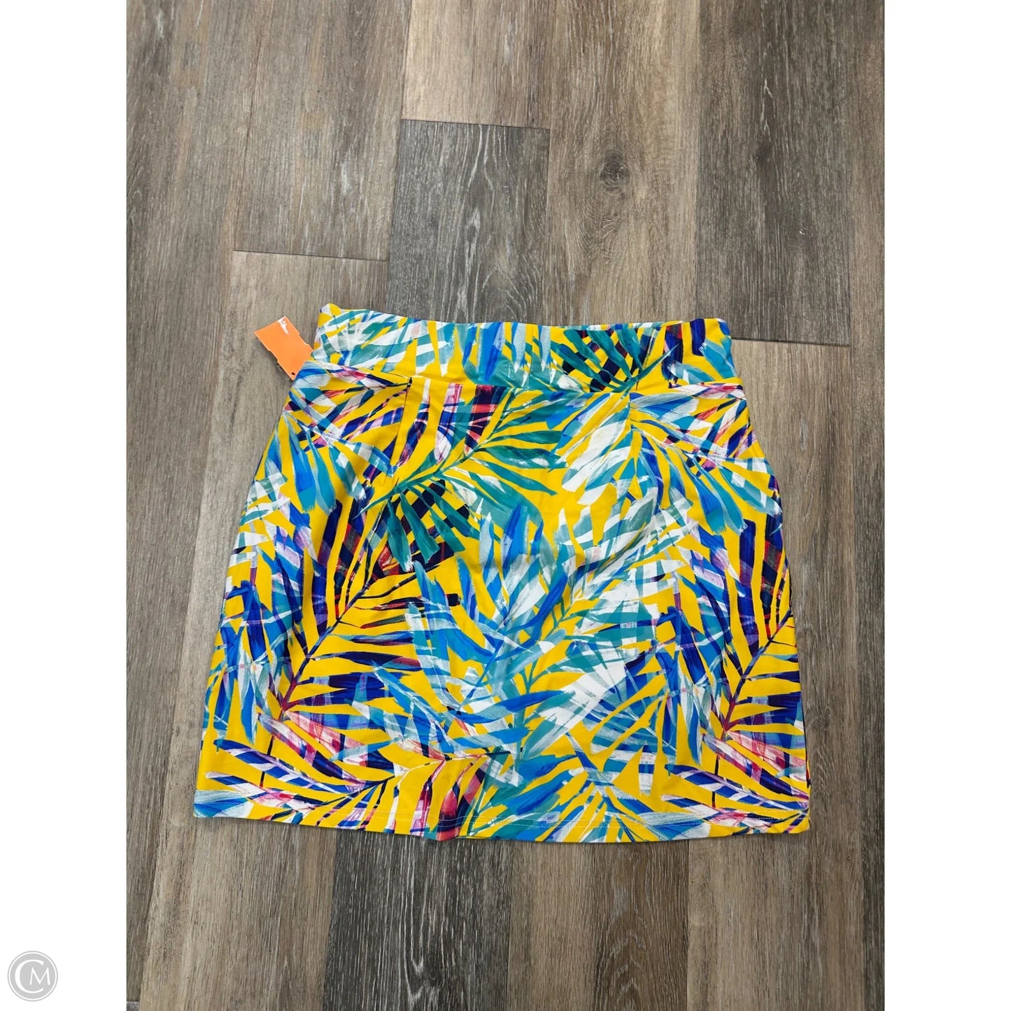 Athletic Skort By Periwinkle In Tropical Print, Size: M