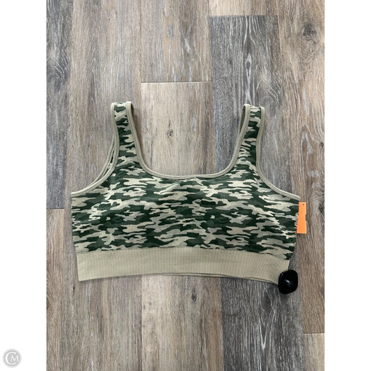 -Athletic Bra By Blakeley In Camouflage Print, Size: 1x