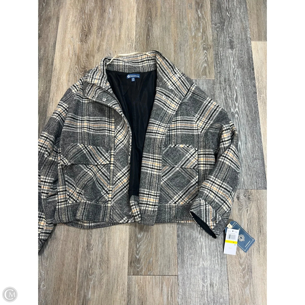 Jacket Other By Democracy In Plaid Pattern, Size: M