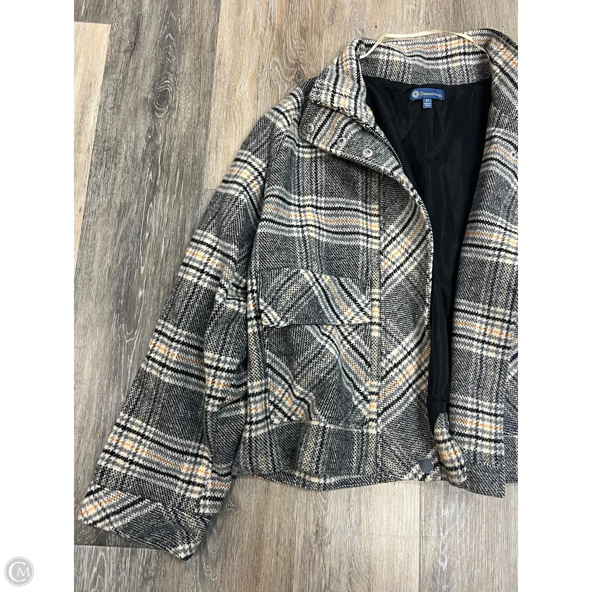 Jacket Other By Democracy In Plaid Pattern, Size: M