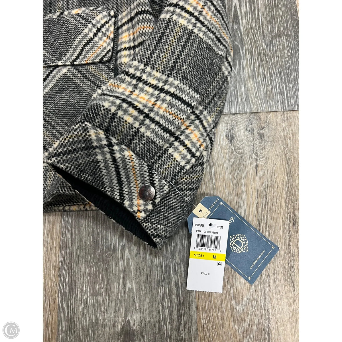 Jacket Other By Democracy In Plaid Pattern, Size: M