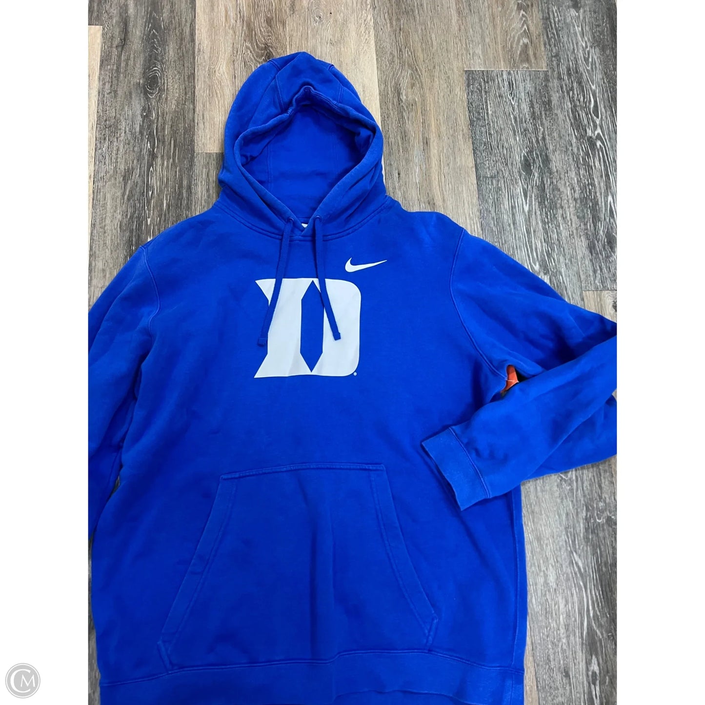 Athletic Sweatshirt Hoodie By Nike Apparel In Blue, Size: Xl