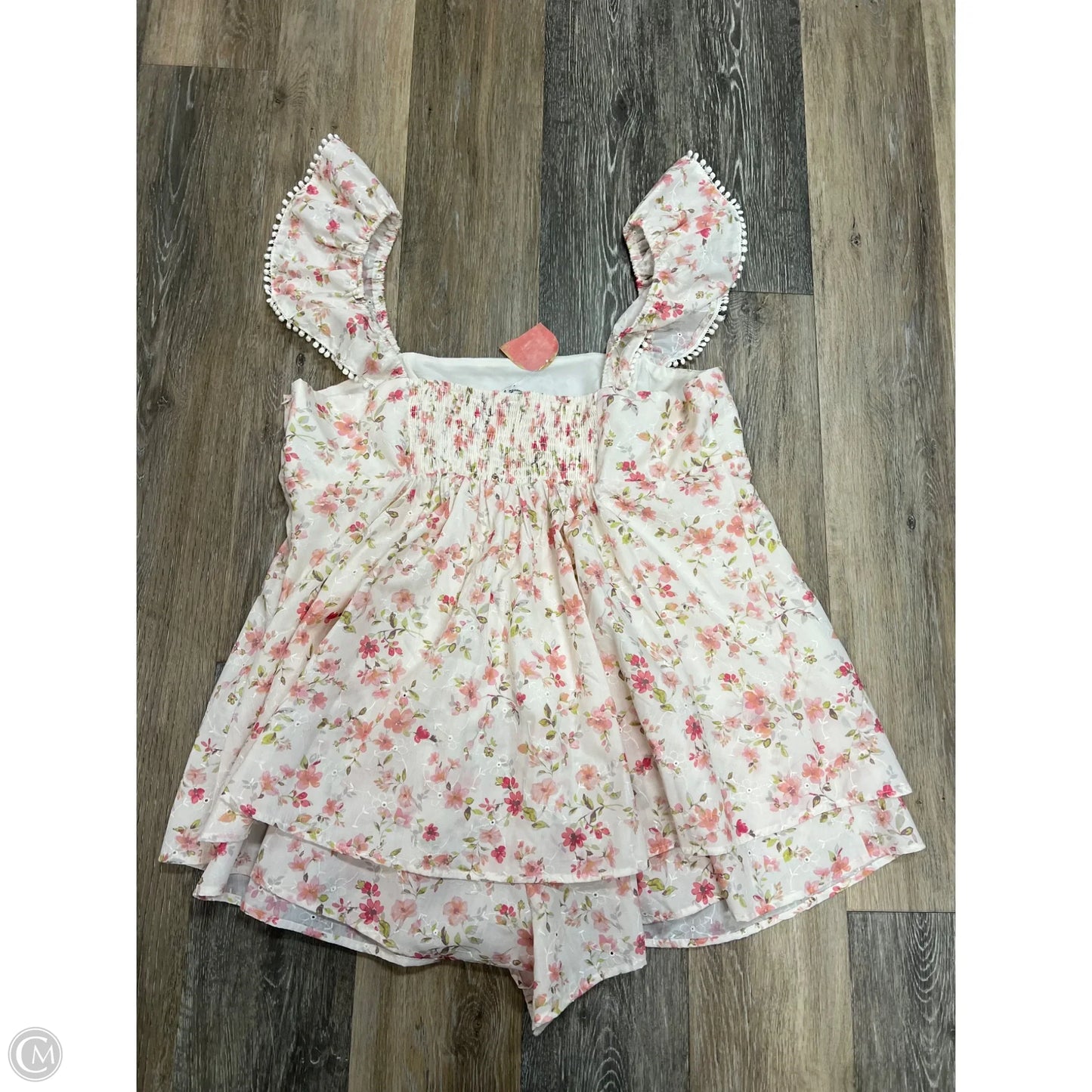 Romper By Arula In Floral Print, Size: 1x