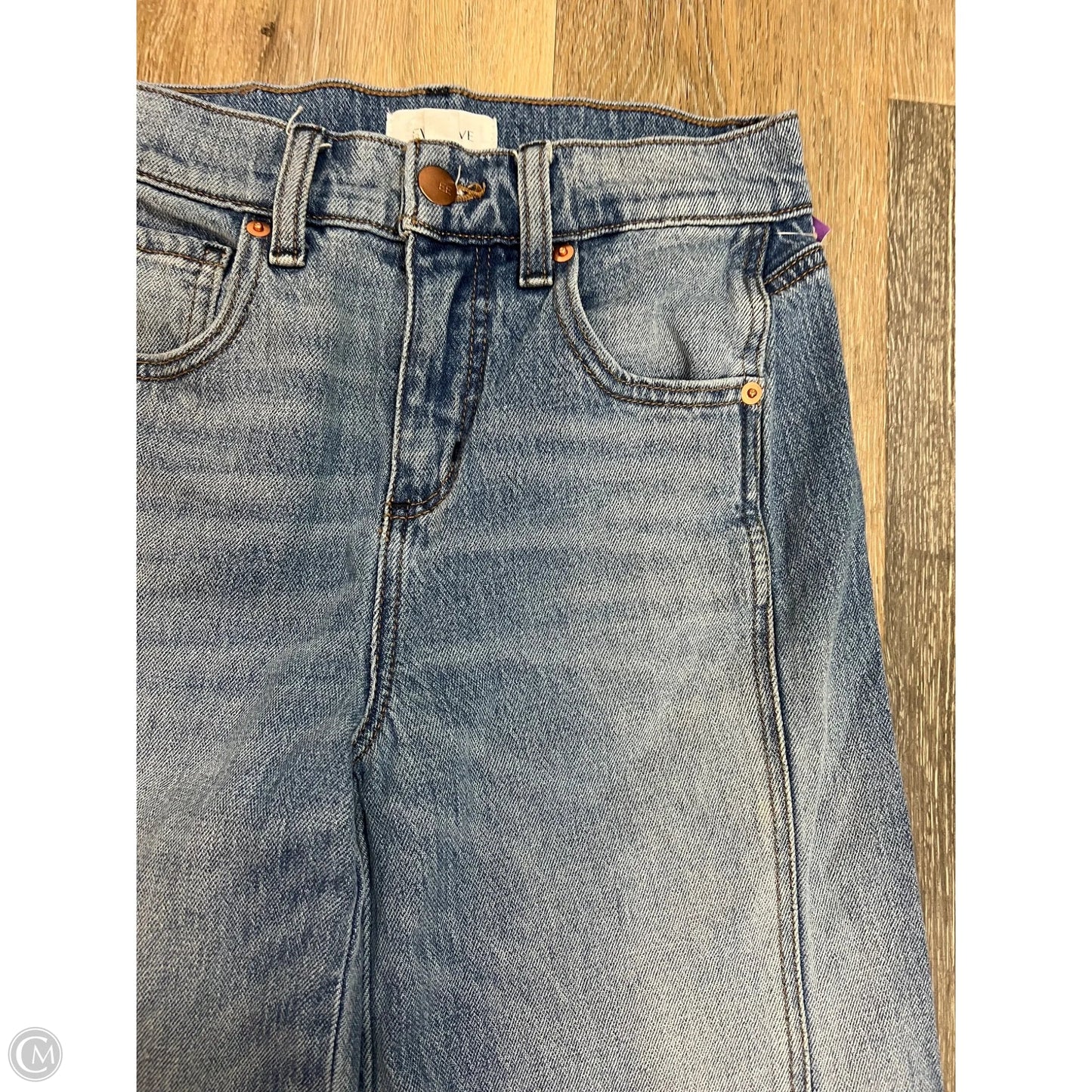 Jeans Boot Cut By Evereve In Blue Denim, Size: 0/24