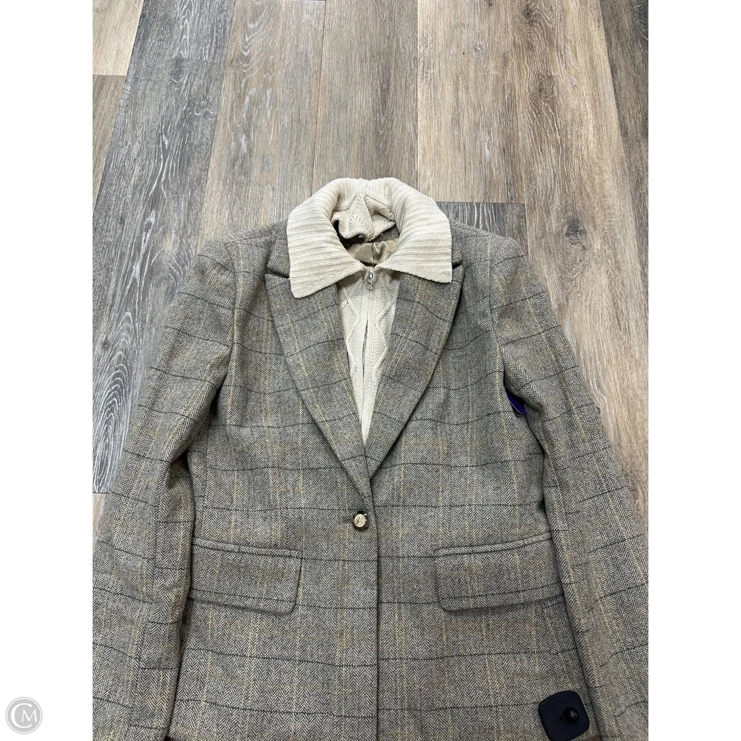 Blazer By Evereve In Plaid Pattern, Size: Xs