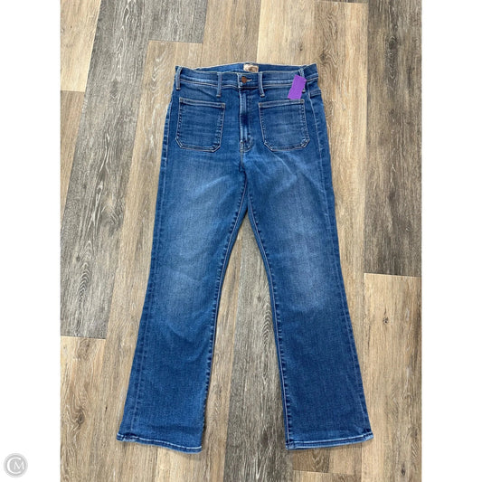 Jeans Boot Cut By Mother In Blue Denim, Size: 12