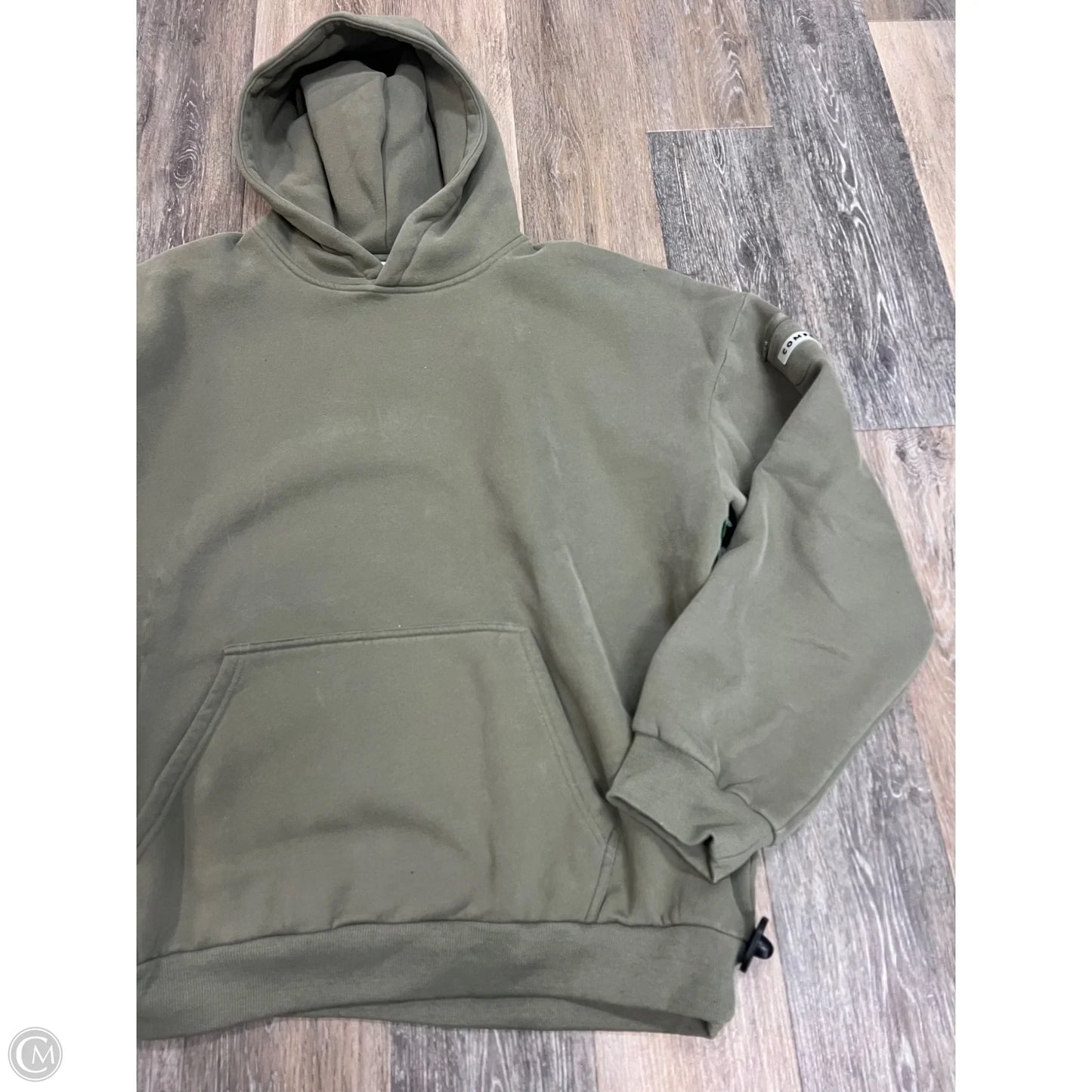 Sweatshirt Hoodie By Comfrt In Green, Size: 3x