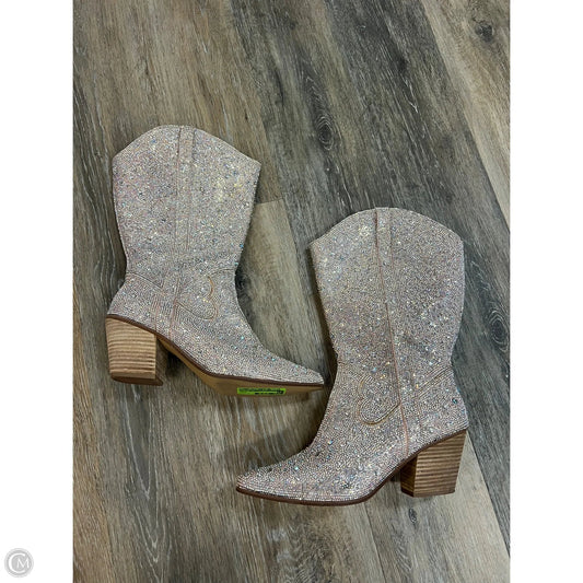 Boots Western By Arula In Silver, Size: 9.5