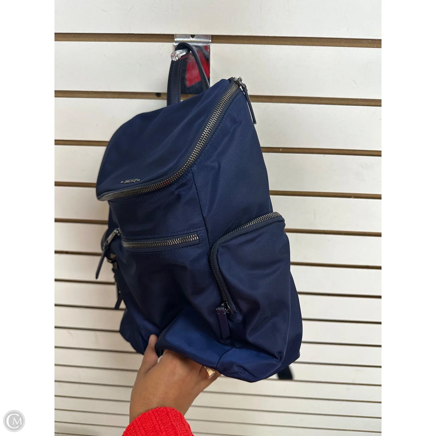 -Backpack Designer By Tumi, Size: Medium