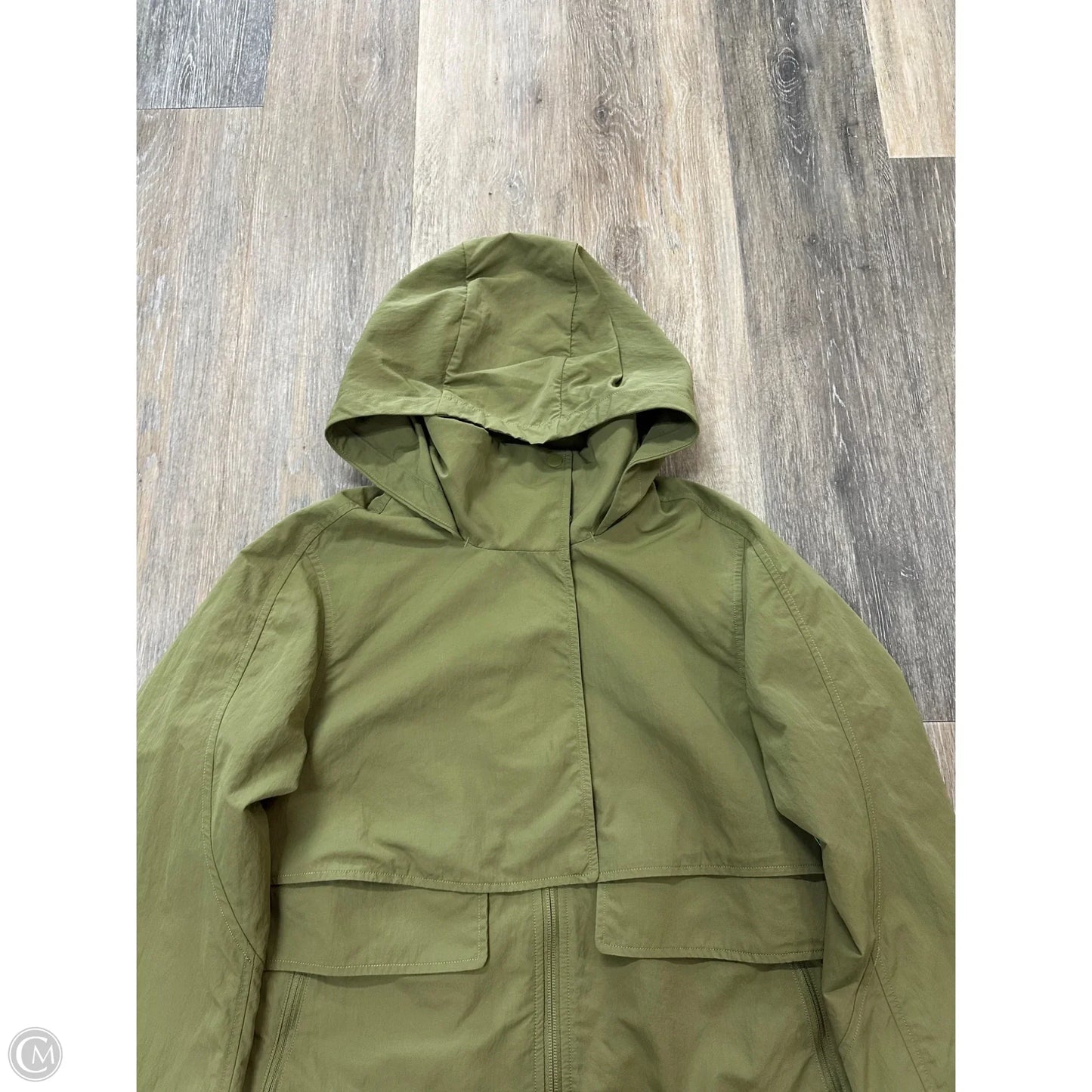 Athletic Jacket By Lululemon In Green, Size: 2