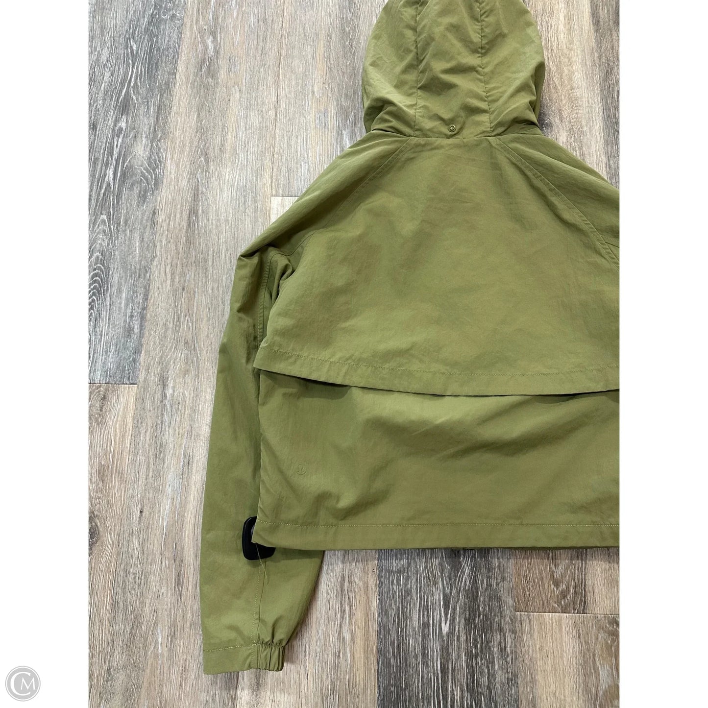 Athletic Jacket By Lululemon In Green, Size: 2