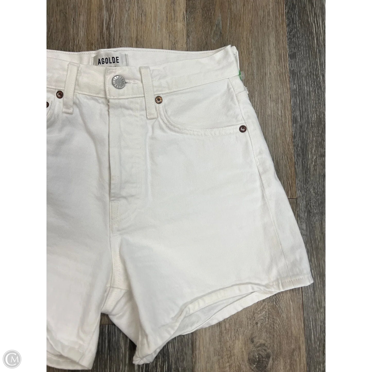 Shorts By Agolde In White Denim, Size: 0/24