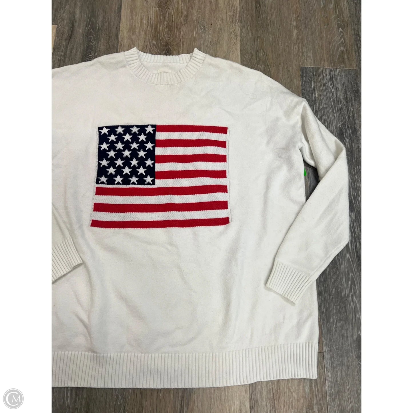 Sweater By Sunkissed Coconut In White, Size: S/M