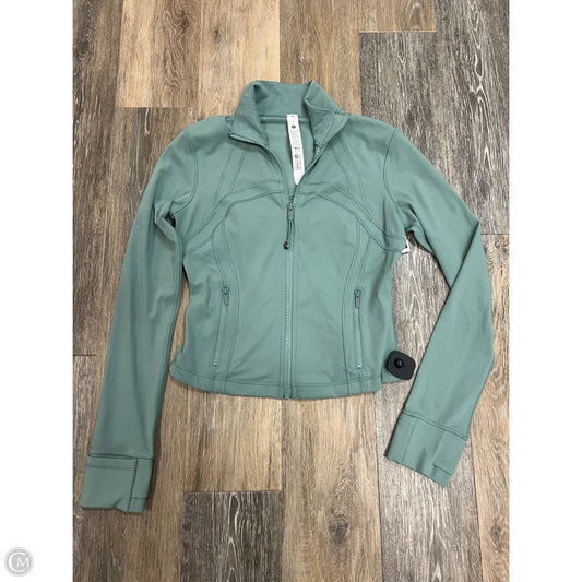 Athletic Jacket By Lululemon In Blue, Size: 8