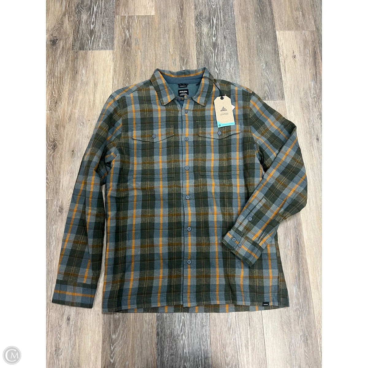 Jacket Shirt By Prana In Plaid Pattern, Size: M (men’s)