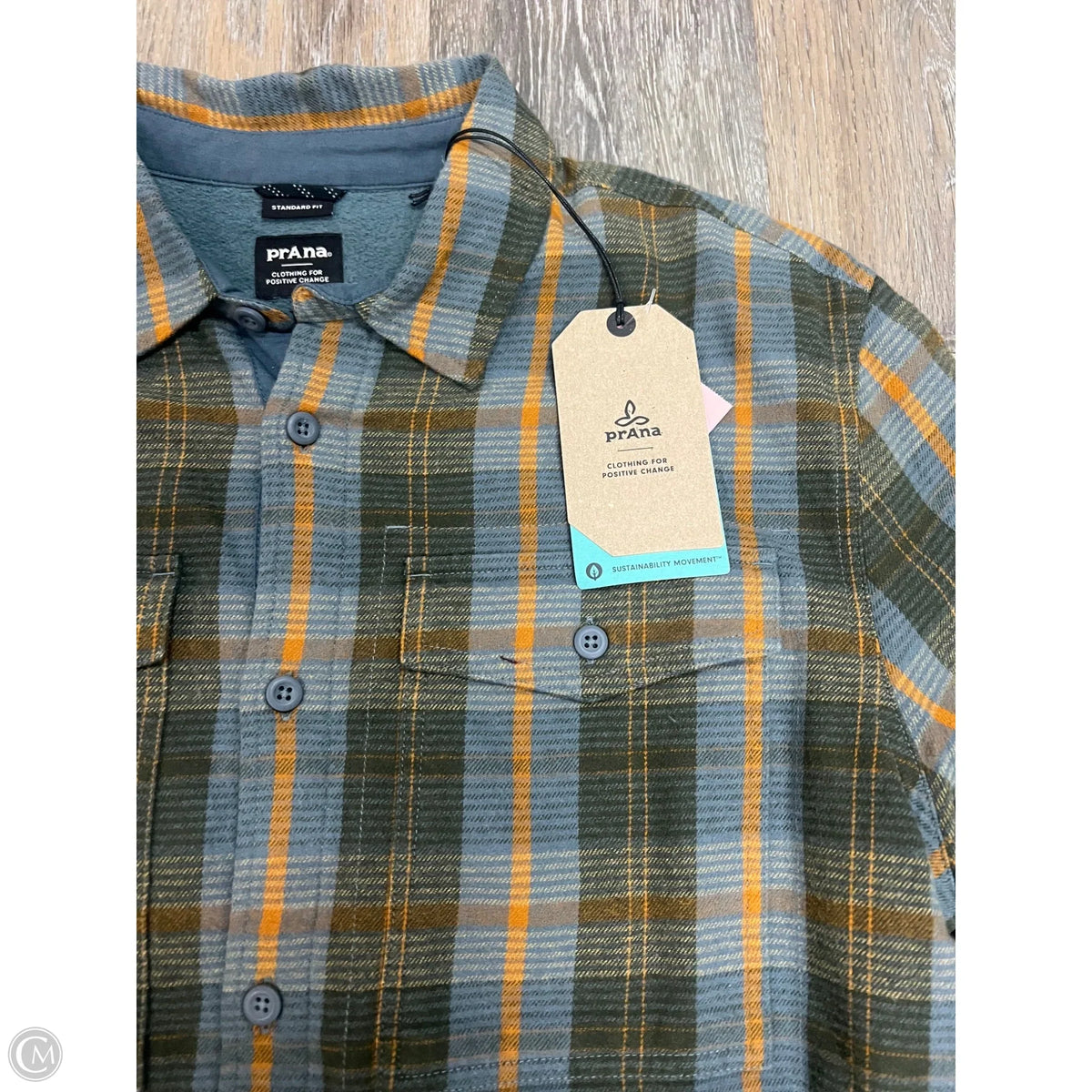 Jacket Shirt By Prana In Plaid Pattern, Size: M (men’s)