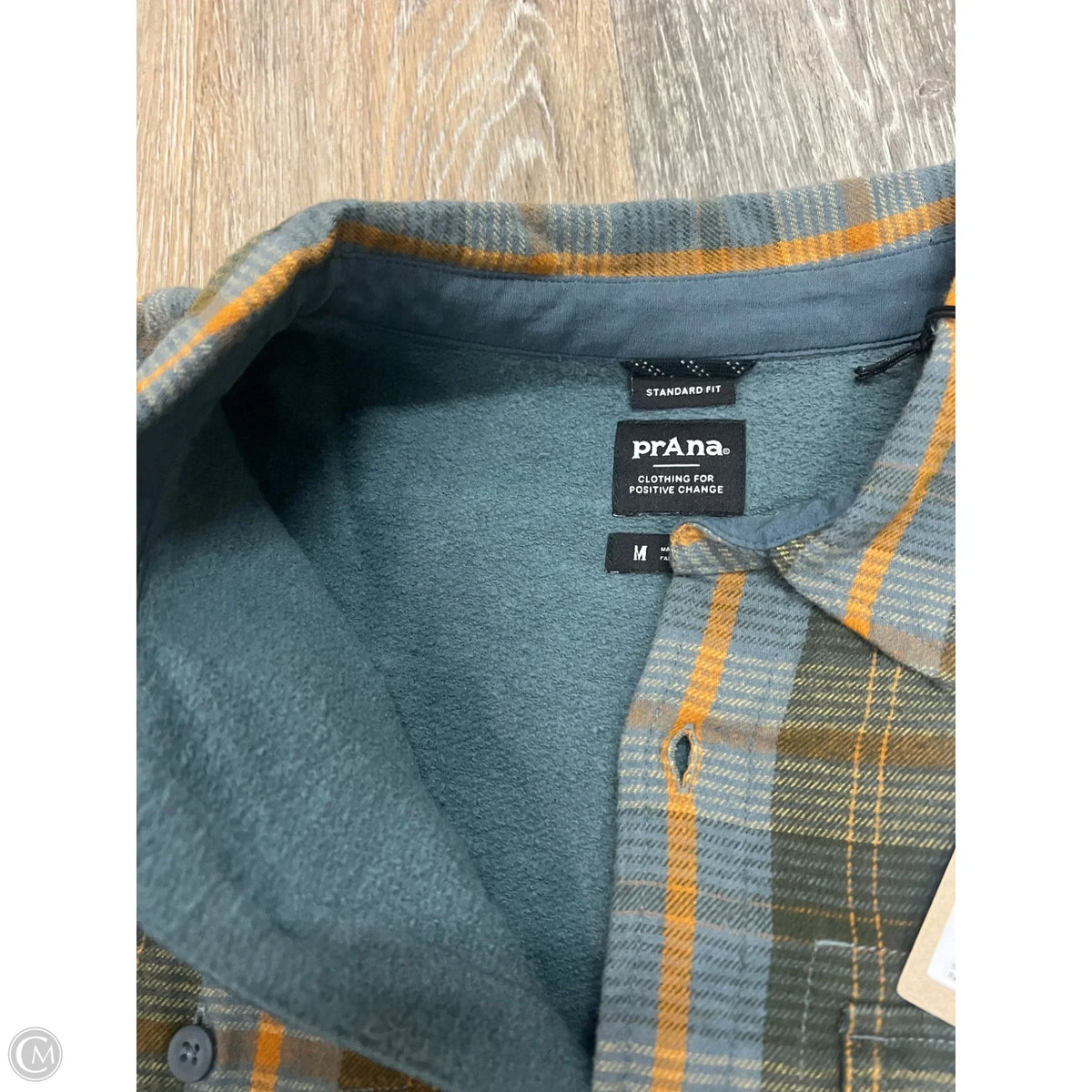 Jacket Shirt By Prana In Plaid Pattern, Size: M (men’s)