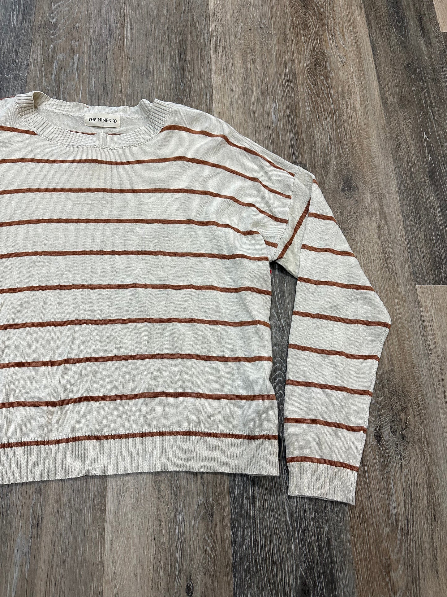 Sweater By The Nines In Striped Pattern, Size: L