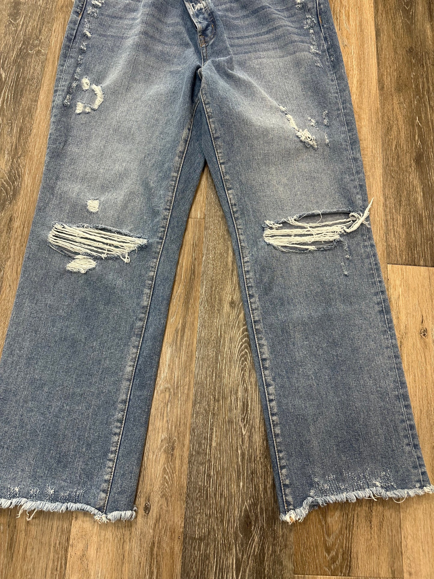 Jeans Straight By Flying Monkey In Blue Denim, Size: 8