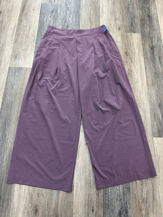 Purple Athletic Pants Athleta, Size 14