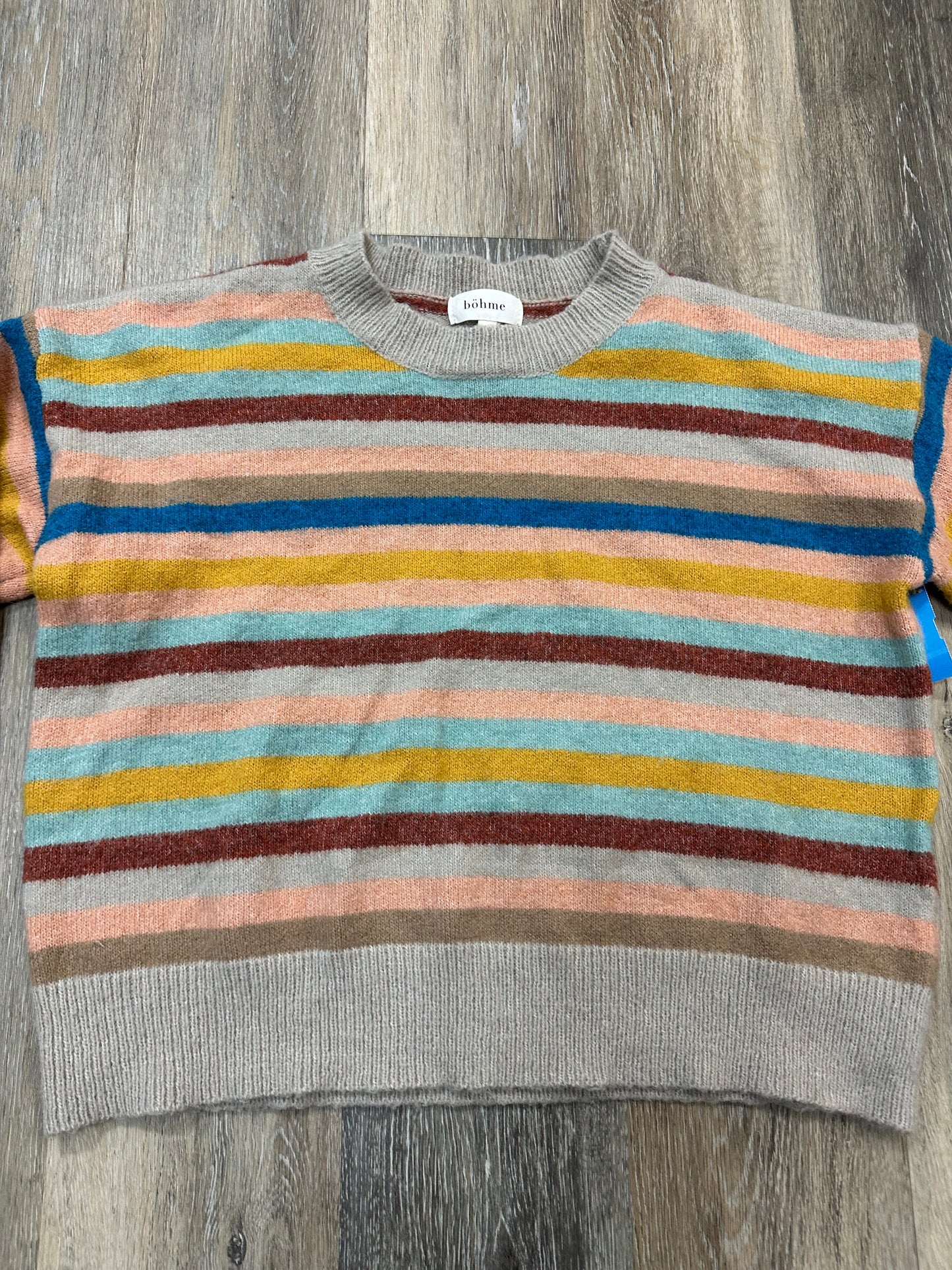 Sweater By Bohme In Striped Pattern, Size: S