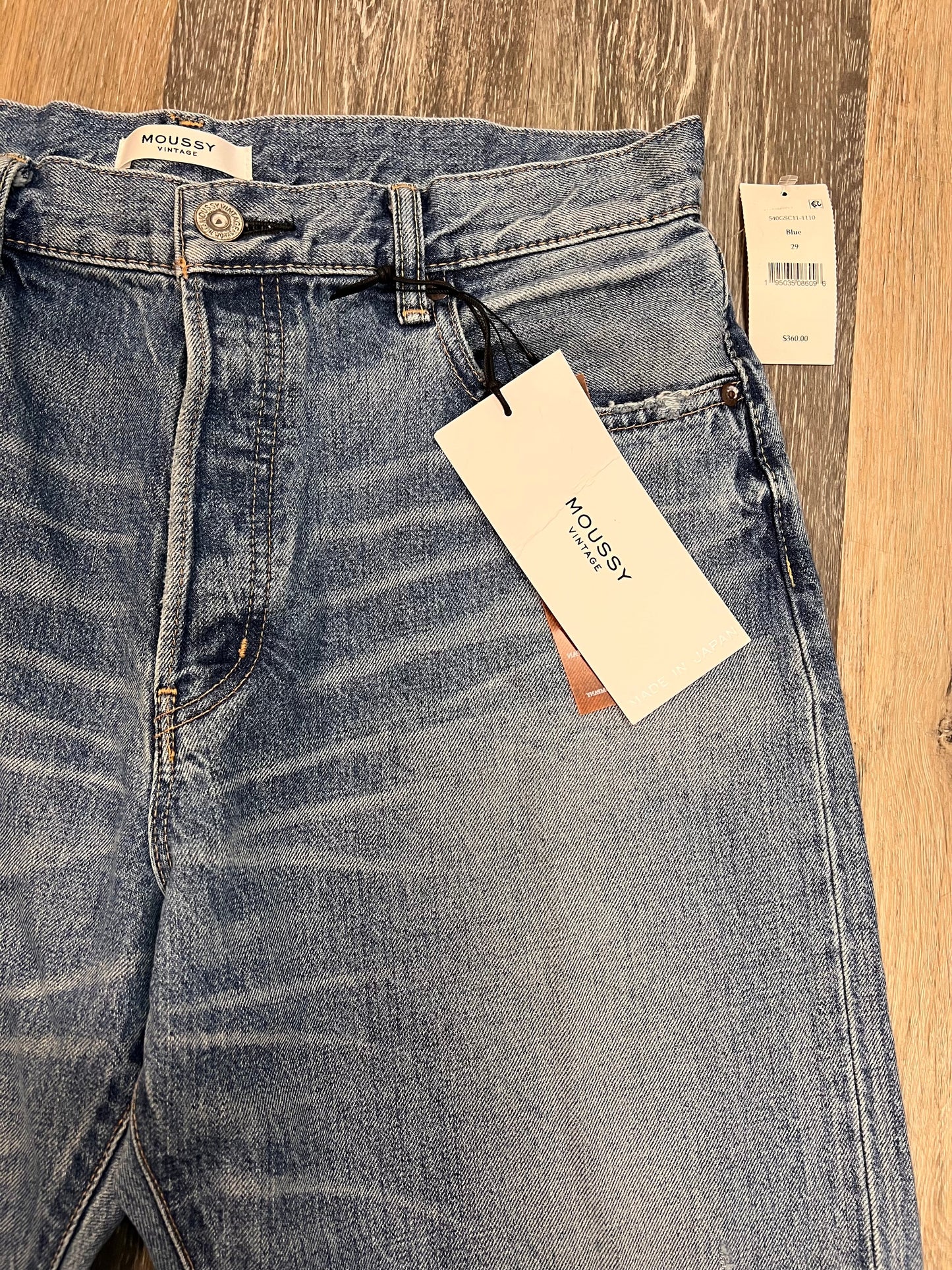 Jeans Designer By Moussy In Blue Denim, Size: 8/29