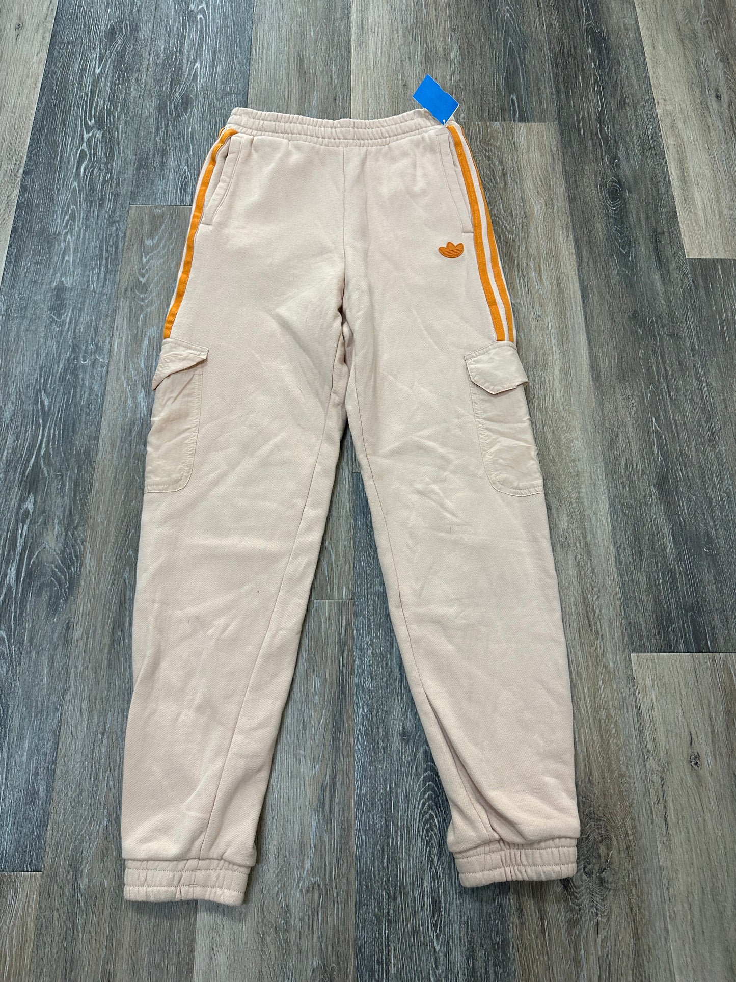 Athletic Pants By Adidas In Orange, Size: S