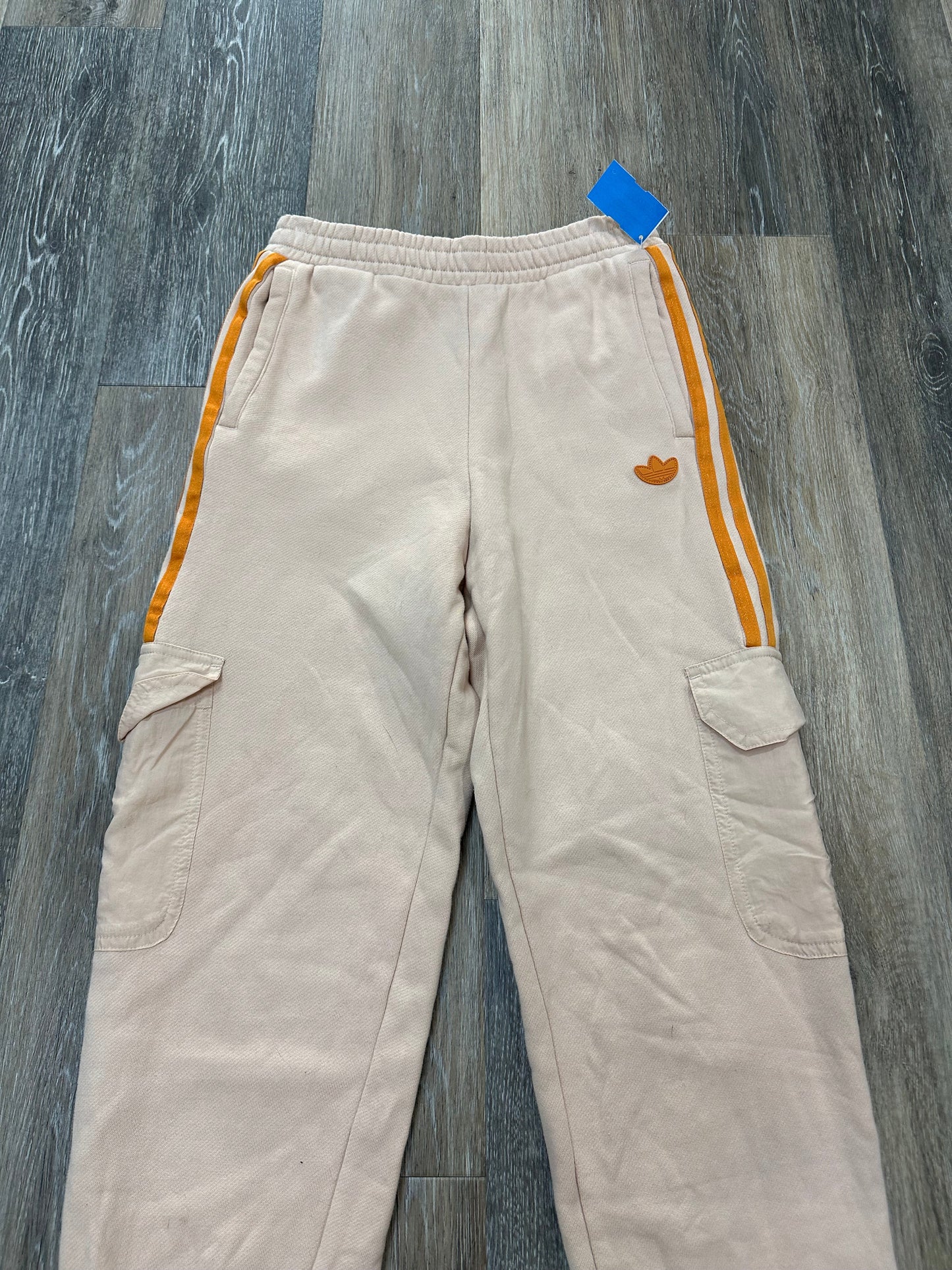 Athletic Pants By Adidas In Orange, Size: S