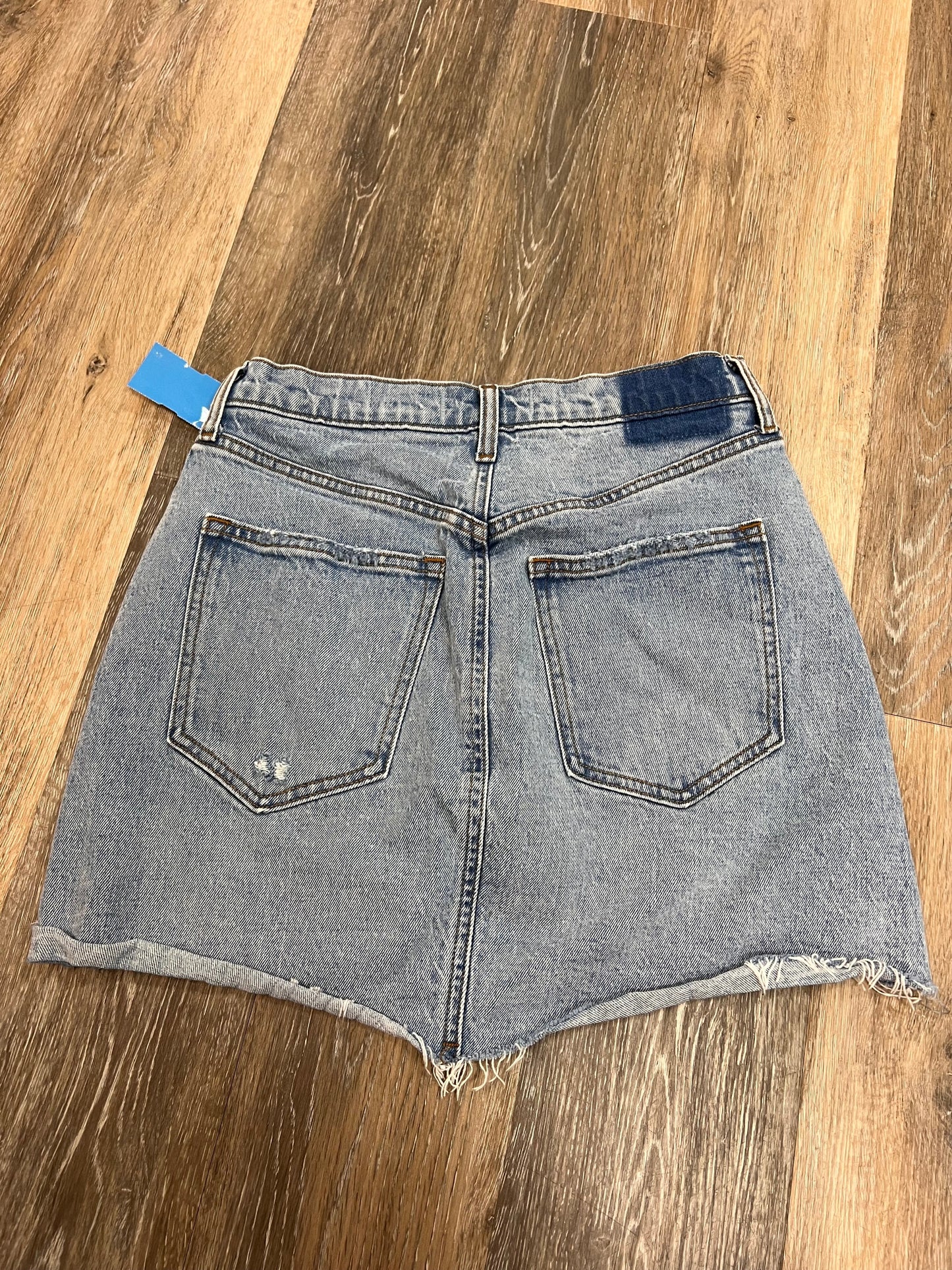 Skirt By Abercrombie And Fitch In Blue Denim, Size: 6/28