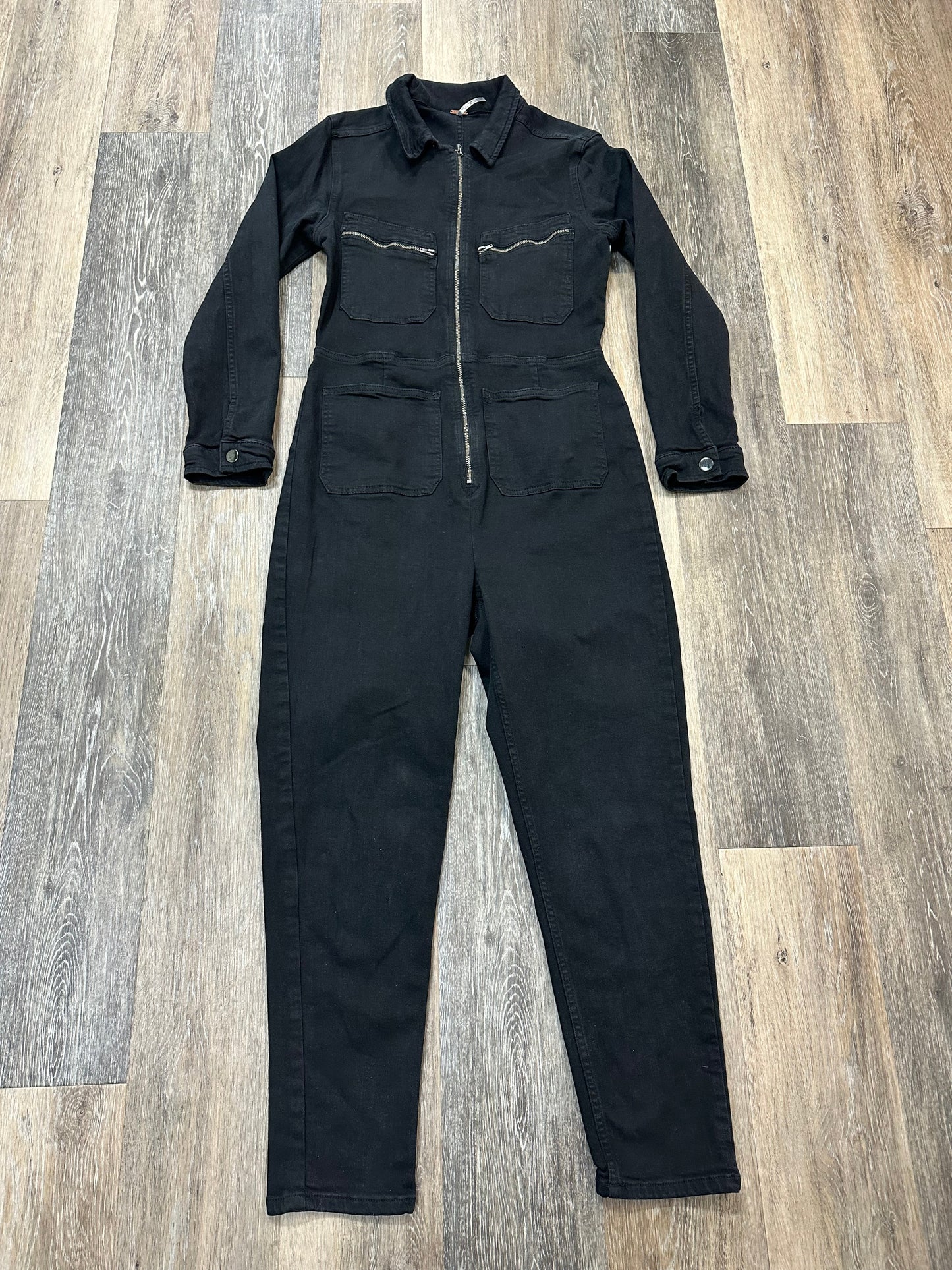 Jumpsuit By Free People In Black Denim, Size: L