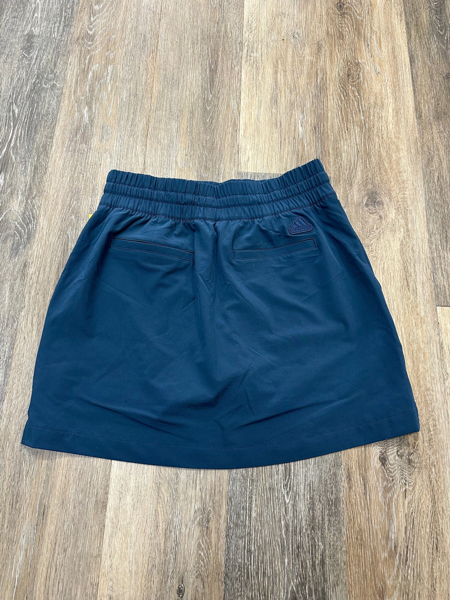 Athletic Skort By Adidas In Blue, Size: S