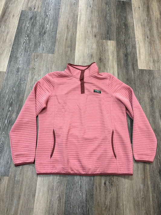 Sweatshirt Collar By L.l. Bean In Pink, Size: L