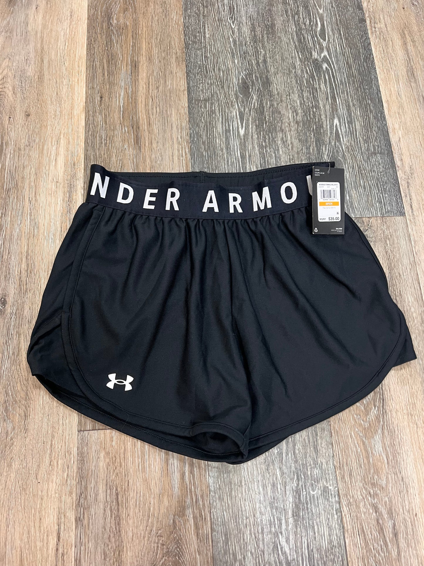 Athletic Shorts By Under Armour In Black, Size: S