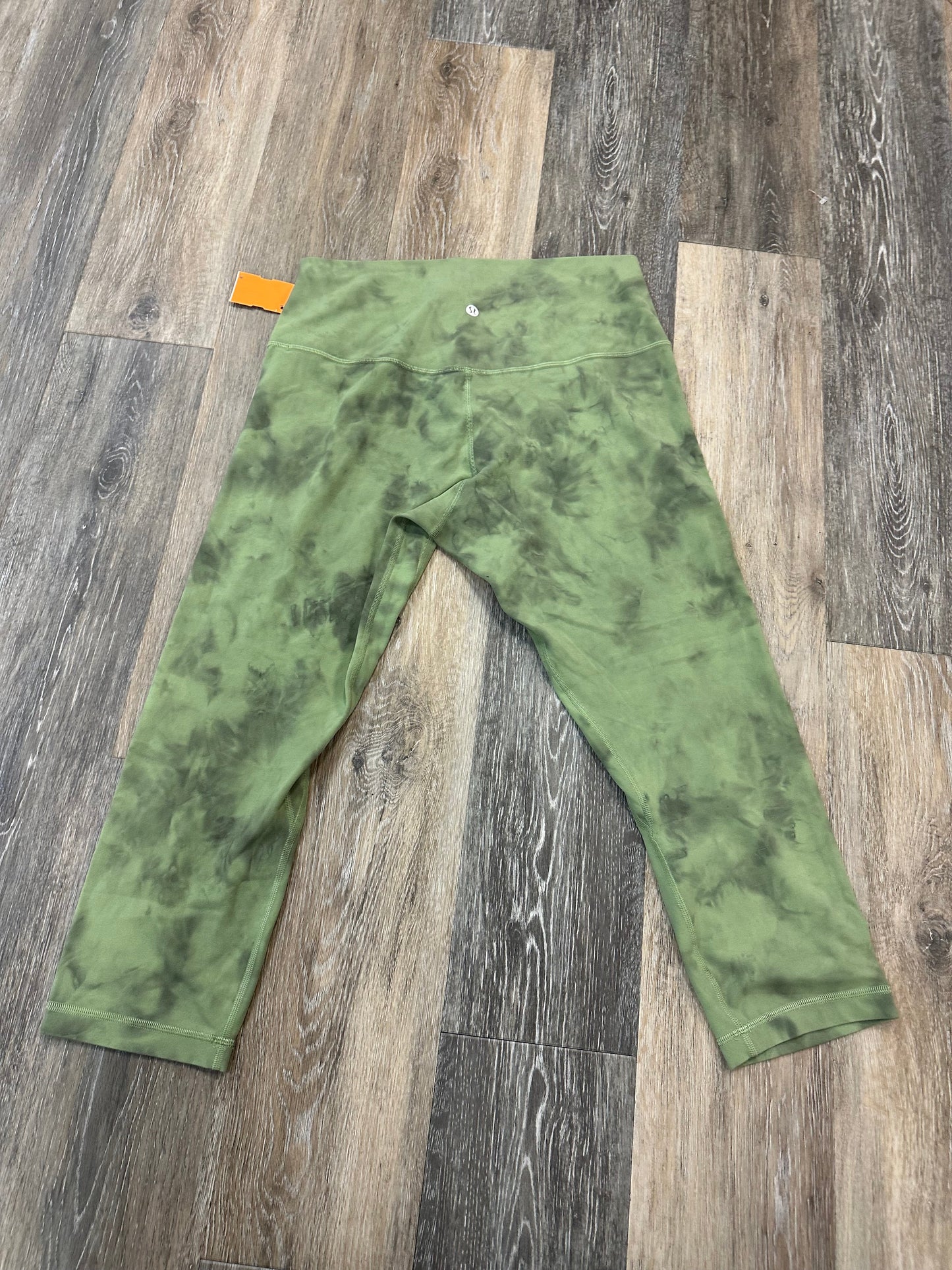 Athletic Capris By Lululemon In Green, Size: 12