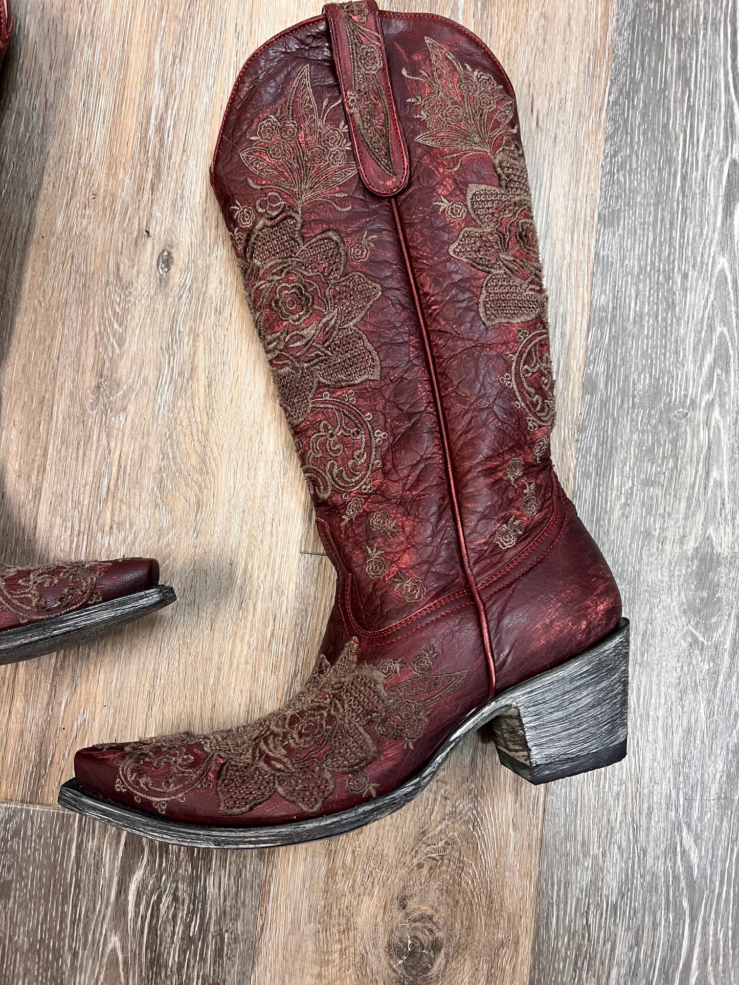 Boots Western By Old Gringo In Red, Size: 10.5