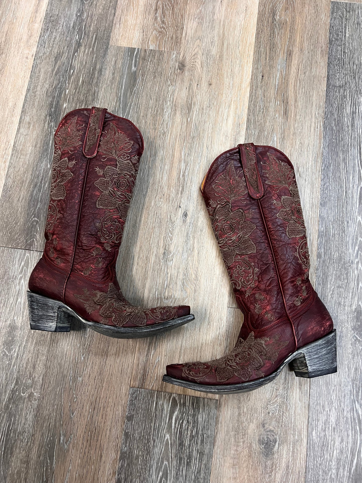 Boots Western By Old Gringo In Red, Size: 10.5