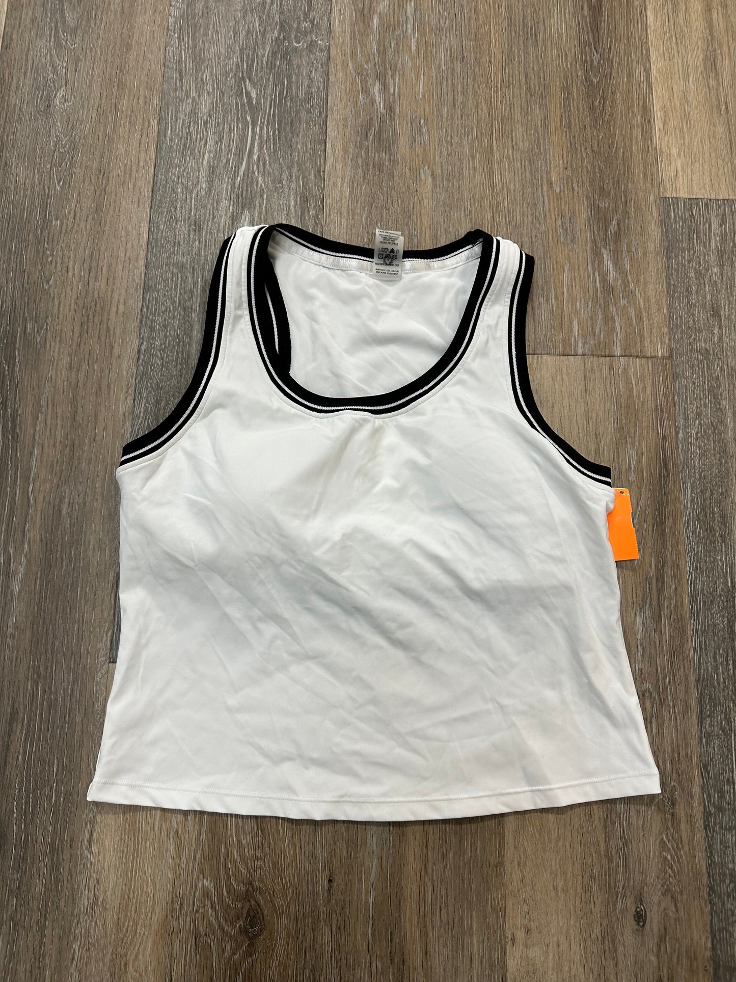 Athletic Tank Top By Mono B In White, Size: L