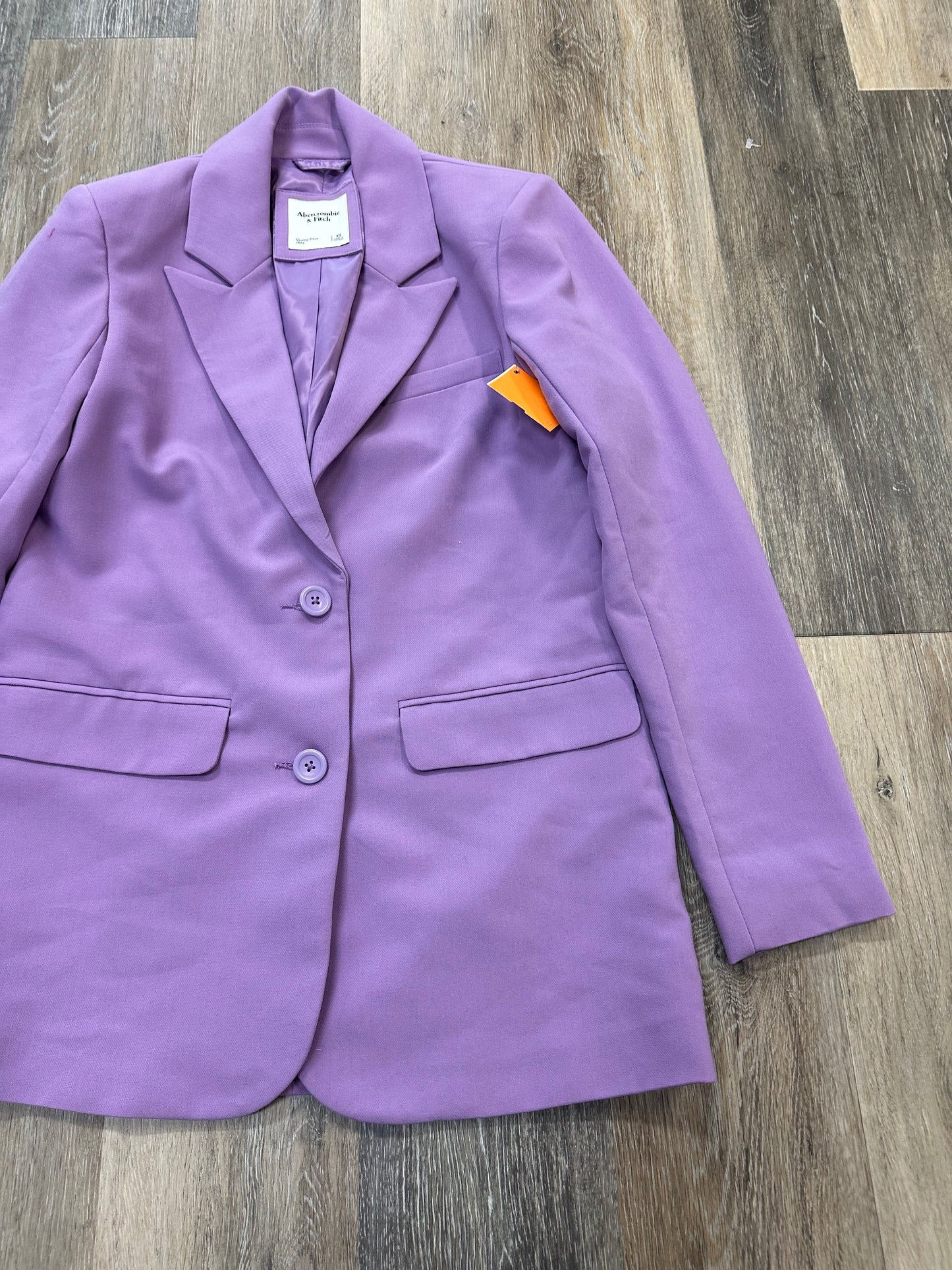 Blazer By Abercrombie And Fitch In Purple, Size: Xs