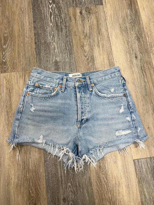 Shorts By Agolde In Blue Denim, Size: 0/24