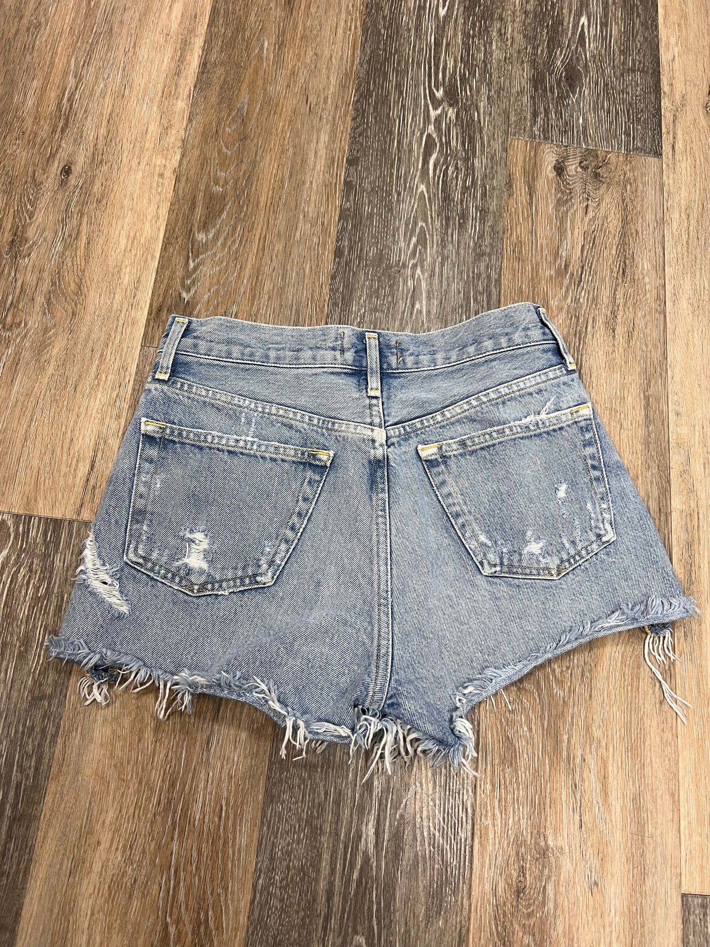 Shorts By Agolde In Blue Denim, Size: 0/24