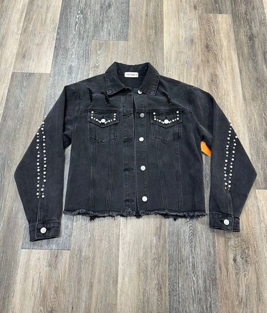 Jacket Denim By The Nines In Black Denim, Size: S